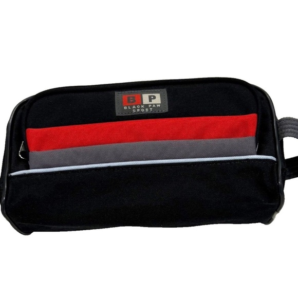 Black‎ Paw Sport Men's Toiletry Case/DOP Kit; 2 Compartments - Picture 3 of 9